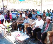KUNJUNGAN BUPATI TOJO UNA UNA SEKALIGUS MENGHADIRI SYUKURAN HASIL PANEN JAGUNG MASYARAKAT DI KECAMATAN ULUBONGKA